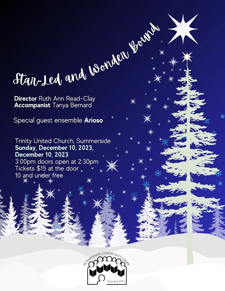 Christmas 2023 concert poster