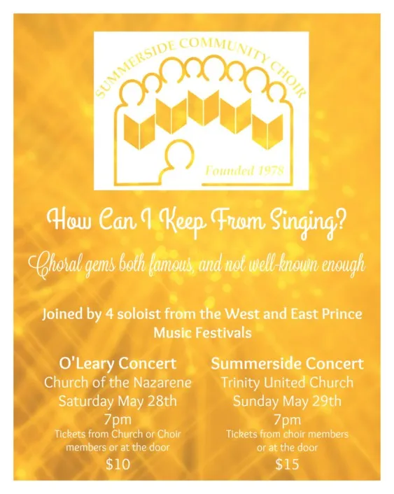 Spring 2016 concert poster