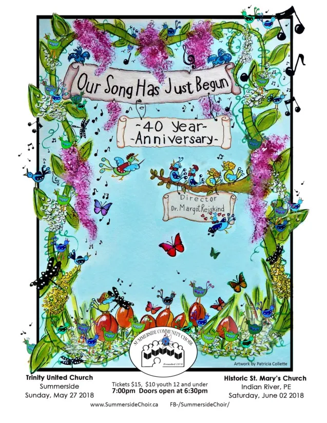 Spring 2018 concert poster