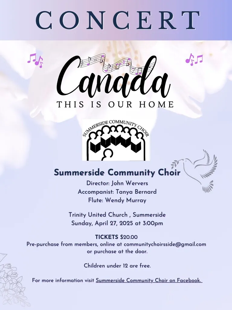 Spring 2025 concert poster